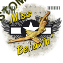 T shirt biker miss behavin