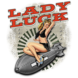 T shirt biker lady lucky