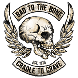 T shirt biker bad to the bone