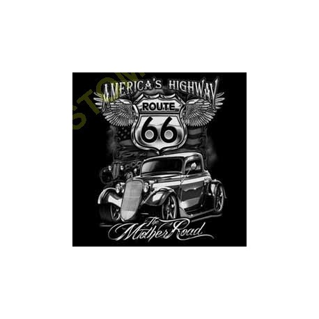 T shirt biker america's highway