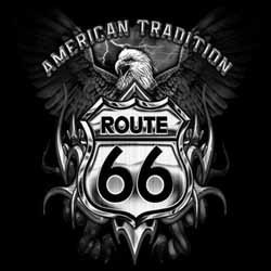 T shirt biker american tradition