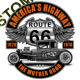 T shirt biker hot rod route 66