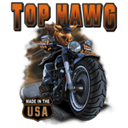 T shirt biker top hawg