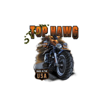 T shirt biker top hawg