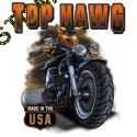 T shirt biker top hawg