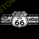 T shirt biker route 66