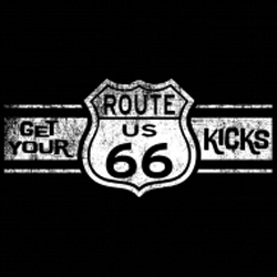 T shirt biker route 66
