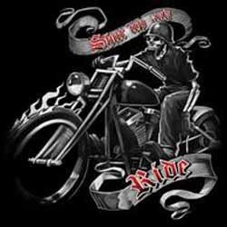 T shirt biker ride free