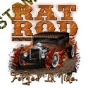 T shirt biker rat rod