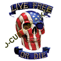 Débardeur homme live free or die