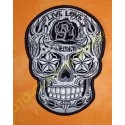 Patch, écusson sugar skull live love ride