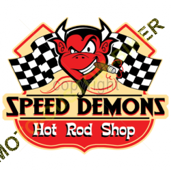 T Shirt biker mode Harley speed demon