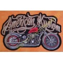 Patch, écusson american kustom, grand format