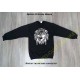 Sweat biker tête de loup