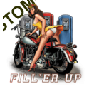 Sweat biker fill'er up