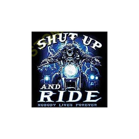 Sweat biker shut up and ride