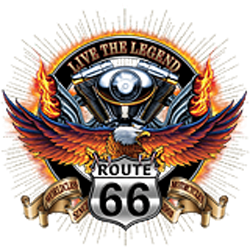 Sweat biker live the legend road 66