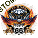 Sweat biker live the legend road 66