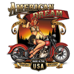 Sweat biker american dream babe