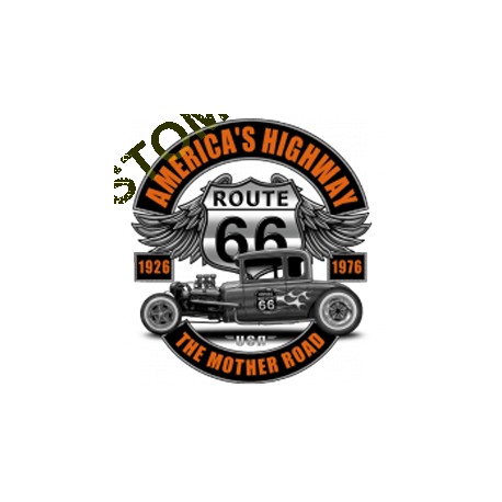 Sweat biker hot rod route 66