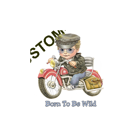 T Shirt enfant boy, born to be wild