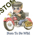 T Shirt enfant boy, born to be wild
