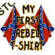 T Shirt enfant my first rebel flag