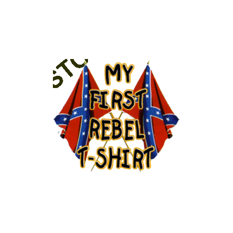 T Shirt enfant my first rebel flag