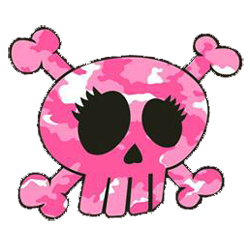 T Shirt enfant skull pinky