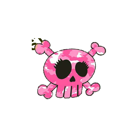 T Shirt enfant skull pinky