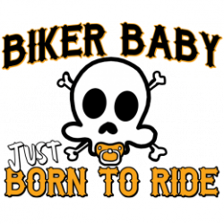 T Shirt enfant just born to ride