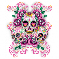 Body baby biker mexican skulls