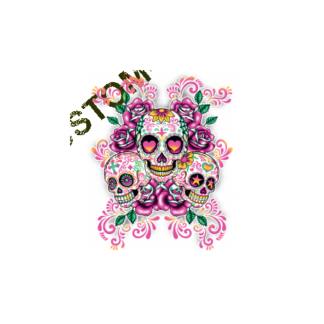 Body baby biker exican skulls