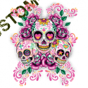 Body baby biker mexican skulls