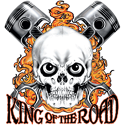 Sweat zippé biker king of the road