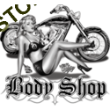 Sweat zippé biker body shop