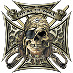 Sweat zippé biker loyal to none