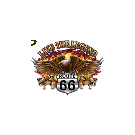 Sweat zippé biker live the legend eagle