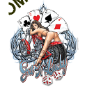 Sweat zippé biker get lucky