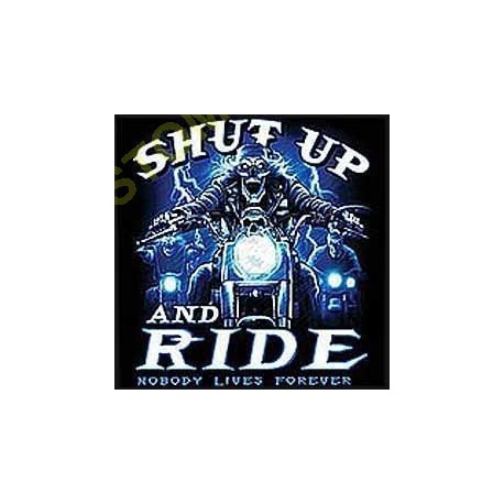 Sweat zippé biker shut up and ride