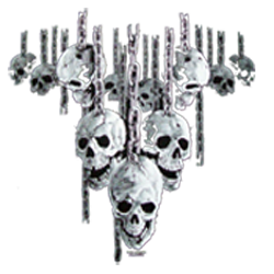 Sweat zippé biker skull chain