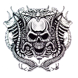 Sweat zippé biker motor skull