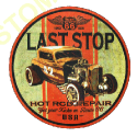 Sweat zippé biker last stop hot rod