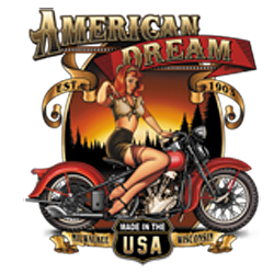 Sweat zippé biker american dream babe