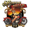 Sweat zippé biker american dream babe