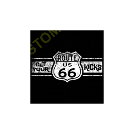Sweat zippé biker route 66