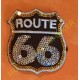 Patch, écusson route 66 strass