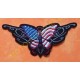 Patch, écusson papillon usa