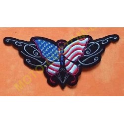 Patch, écusson papillon usa