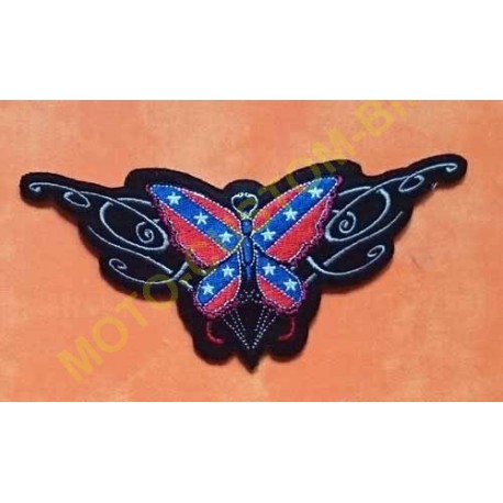 Patch, écusson papillon confédéré